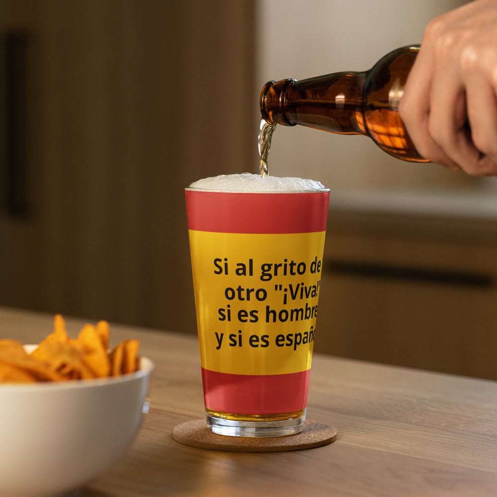 Vaso Viva España — vista lateral derecha
