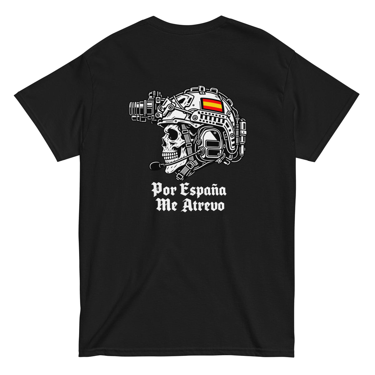 Camiseta Por España Me Atrevo — negro — vista trasera