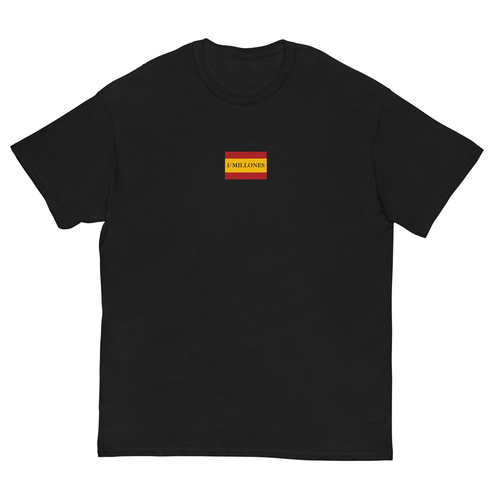 Camiseta Uno de Millones — negro — vista frontal