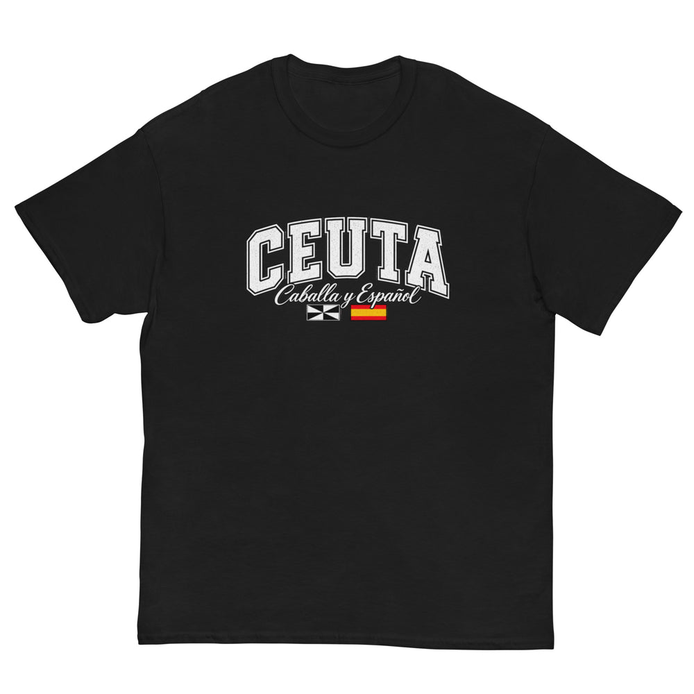 Camiseta Ceuta — negro — vista frontal