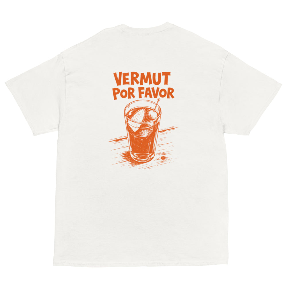 Camiseta Vermut — blanco — vista trasera