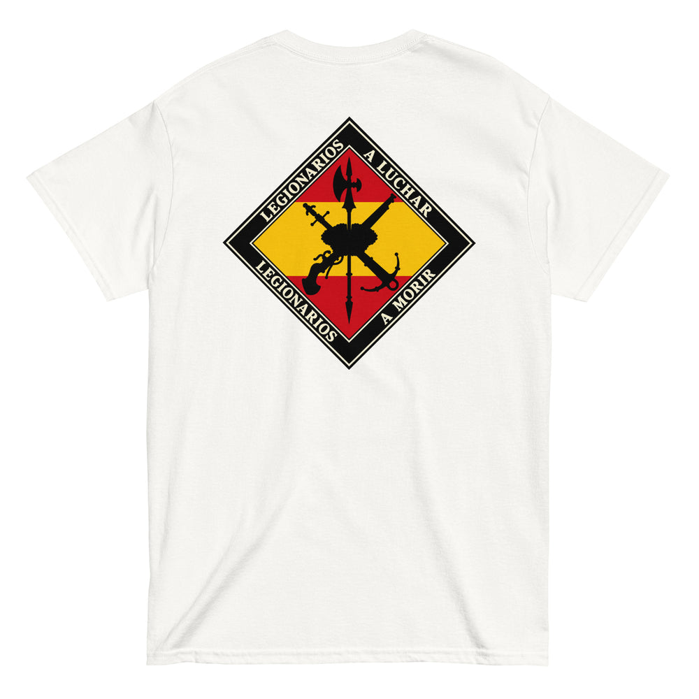 Camiseta Legionarios — blanco — vista trasera