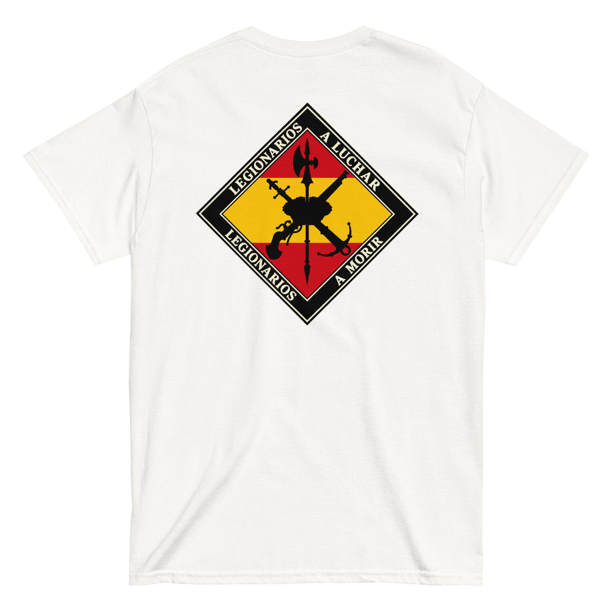 Camiseta Legionarios — blanco — vista trasera